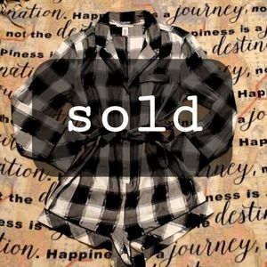 SOLD Womans pajama romper size small